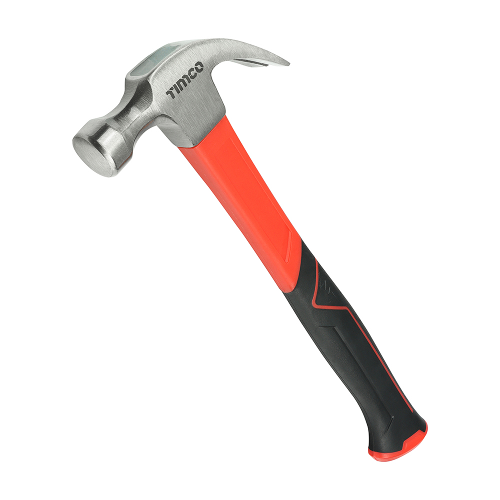 TIMCO 16oz Claw Hammer with Fibreglass Handle